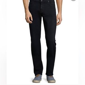 7 for all mankind luxe performance plus skinny black jeans
